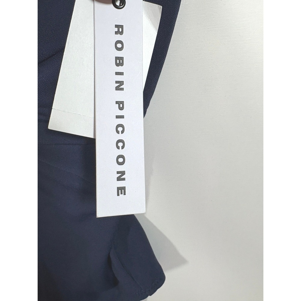 Robin Piccone Ava Knotted One Piece Swimsuit Navy Blue 251716 Size 10 M - Picture 6 of 7
